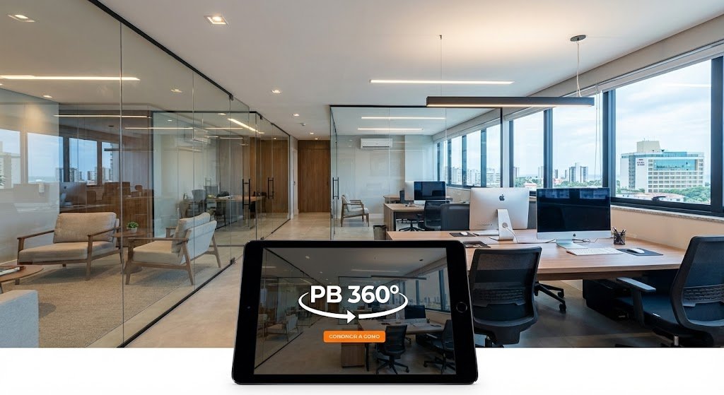 Tour Virtual para Escritórios: Transforme a Visibilidade do seu Espaço Corporativo na Paraíba
